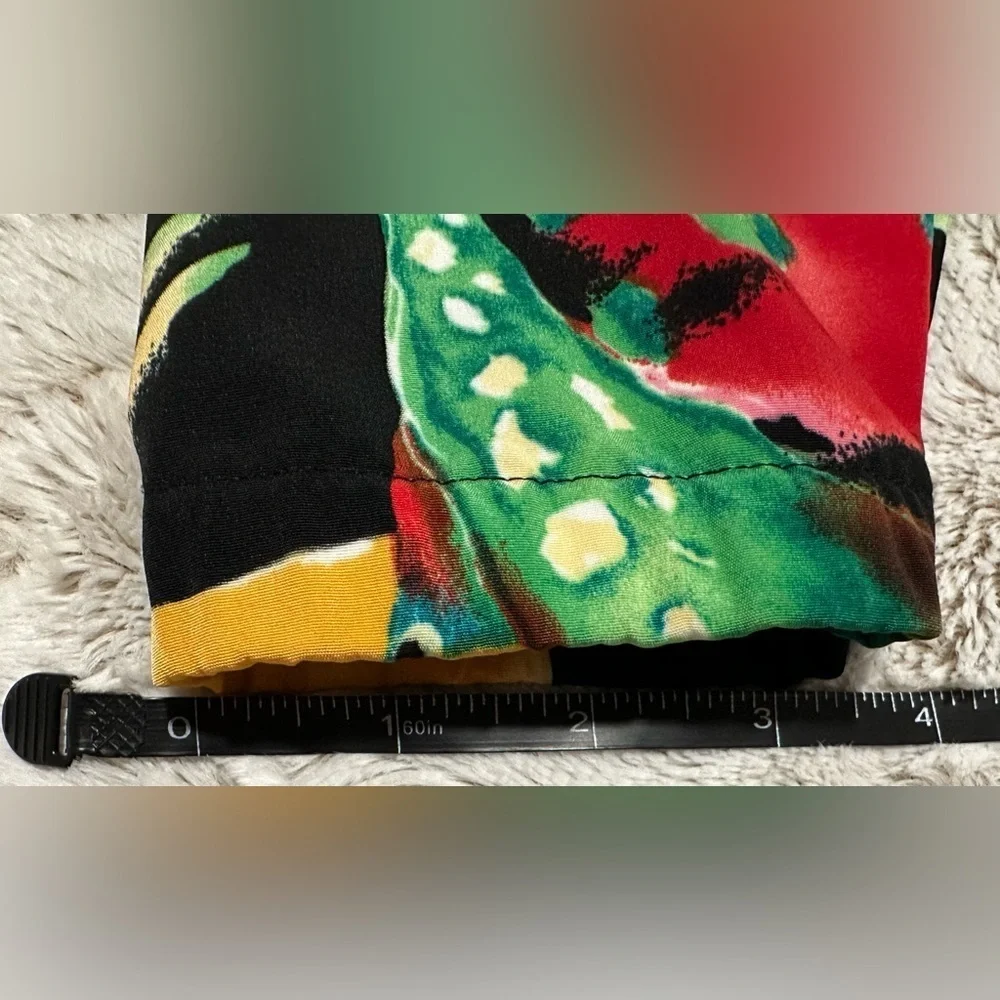 Vintage Erin London Tropical Safari Colorful Lightweight Jacket